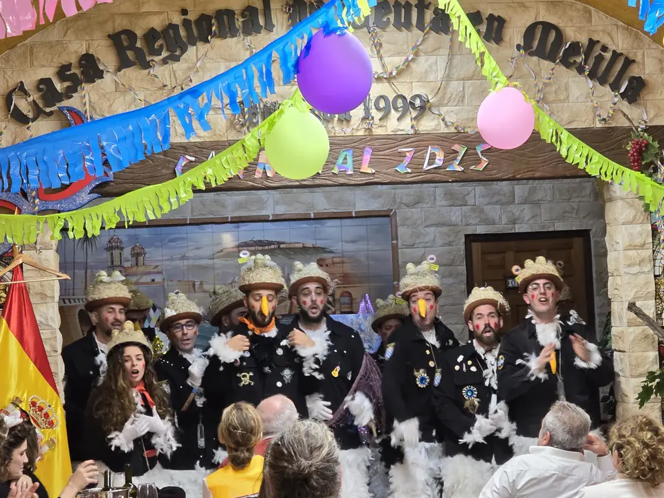 Carnaval en la Casa Regional de Ceuta en Melilla