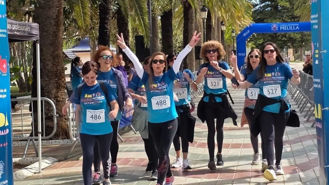 La Casa Regional de Ceuta en Melilla participa en la Carrera de la Mujer / Foto: Merche Melilla