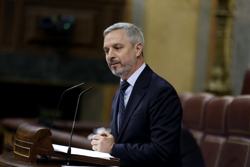 Juan Bravo en la tribuna de oradores del Congreso. Foto: Congreso